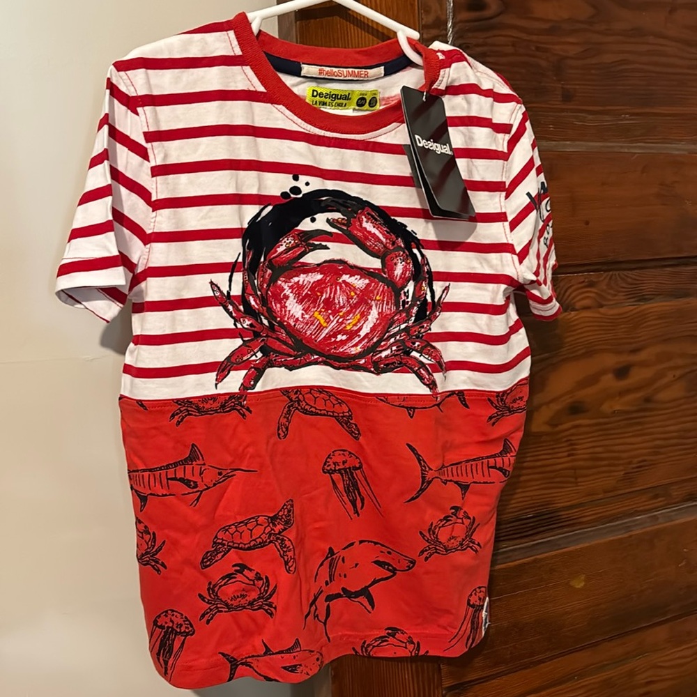Desigual Boys Nautical Shirt Size 5/6